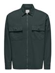 Team Heavy Zip Relax Overshirt Groen