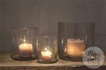 Windlicht Cilinder Large | Organisch Glas