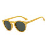 Vintage Zonnebril voor Dames - UV400 Gepolariseerde Bril Shades Brillen - Geel