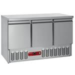 Compacte koeltafel 3 deuren gn 1/1, 380 lit | Diamond | SA3/R6