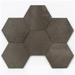 Keramische hexagon tegels Ermes Aurelia Vintage Antracita-59m²