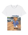 Organic T-Shirt Cutted Print Filou LXXVI
