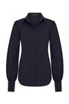 Travel Blouse Pofmouw Uni Dark Blue 2037