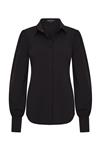 Travel Blouse Pofmouw Uni Black 2037