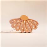 Houten decoratieve lamp - Daisy Roze 2xAA batterijen (zonder dimfunctie of afstandsbediening)