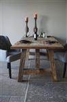 Kloostertafel Massief Eikenhout | H79xB100xL220 cm