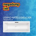 Ligbad Hatelli Delicata 180X80X45 Cm Wit