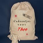 XL Cadeauzak voor ... - gepersonaliseerd 55x75cm XXL jute