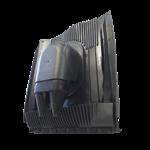 Dakdoorvoer voor dubbel leidingwerk - Antraciet