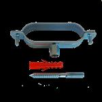 4x beugelset voor DN 16 dubbele leidingen