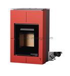 Aquaflame Vario Saporo cv-houtkachel Rood Handmatige bediening