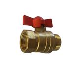 Kogelkraan messing 3/4