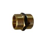 Dubbel nippel 1/2 duim