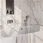 BRAUER Brushed Edition thermostatische inbouw badkraan met drukknoppen SET 04 met badvulcombinatie e