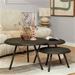 Salontafel Ohio Black | set van 3