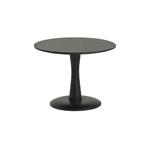 Bijzettafel Ø60, laag, Black