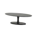 Salontafel 140, ovaal, Black