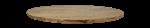 Rond tafelblad - ø130x4 - Naturel - Teak
