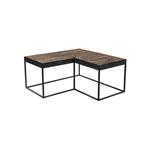 Malibu salontafel 90x90x42 cm