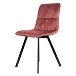 Lucas Eetkamerstoel - Roze | Velvet