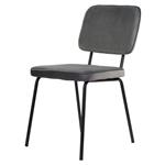 Joe eetkamerstoel - Grijs | Velvet