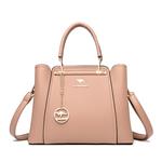 Zachte lederen handtas voor dames - Luxe designer 3-laags schoudertas