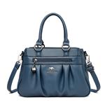 Vintage handtas met handvat voor dames - Leren designer draagtas