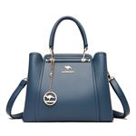 Zachte lederen handtas voor dames - Luxe designer 3-laags schoudertas