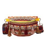 Fringed Tassel Waist Bag for Women - Fanny Pack Hip Shoulder Crossbody Handbag
