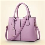 Large Tote Bag for Women - Square Shoulder PU Leather Crossbody Handbag