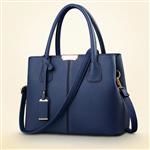 Large Tote Bag for Women - Square Shoulder PU Leather Crossbody Handbag