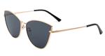 Cat Eye Sunglasses for Women - Vintage Design Metal Frame Glasses
