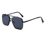 Gradient Sunglasses for Men - Metal Large Frame Luxury Sun Glasses UV400
