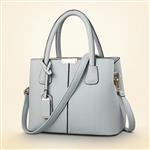 Large Tote Bag for Women - Square Shoulder PU Leather Crossbody Handbag