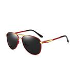 Polarized Pilot Sunglasses Unisex - Driving Retro Glasses Metal UV400