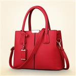 Large Tote Bag for Women - Square Shoulder PU Leather Crossbody Handbag