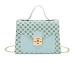 Luxe schoudertas met gouden ketting - Crossbody kleine vierkante clutch handtas