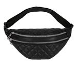 Plaid Waist Bag for Women - PU Leather Crossbody Shoulder Fanny Pack Hip Purse