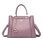 Zachte lederen handtas voor dames - Luxe designer 3-laags schoudertas