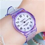 Transparante Candy Jelly Watch Dames - Waterdicht siliconen quartzent-polshorloge