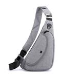 Sling Borsttas Crossbody - Anti-diefstal mini-reissporttas met koptelefoonaansluiting