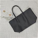 Tote tas met grote capaciteit voor dames - Macaron kleuren waterdichte coating PVC handtas met rits