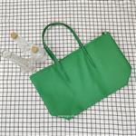 Tote tas met grote capaciteit voor dames - Macaron kleuren waterdichte coating PVC handtas met rits