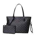 Card Suits Print Shopping Tote Bag met Pouch - Schouder Handtas Grote Capaciteit voor Dames
