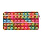 Antistress Pop It Fidget Etui - Zintuiglijke Siliconen Speelgoed Bubbel Opbergtas Voor Kinderen Kind