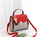 Koreaanse mode geruite tas voor dames - schouderpakket Crossbody handtas portemonnee