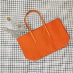 Tote tas met grote capaciteit voor dames - Macaron kleuren waterdichte coating PVC handtas met rits