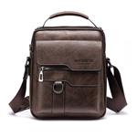 Crossbodytas met grote capaciteit voor heren - Schoudertas handtas kunstleer