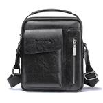 Casual schoudertas voor heren - Vintage crossbody handtas van PU-leer