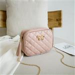Kleine Messenger Bag met Borduurwerk en Ketting voor Dames - Mode Crossbody Handtas